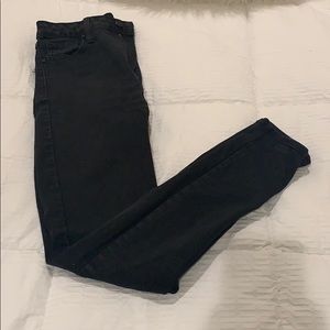 JUST BLACK black high waisted jeans
